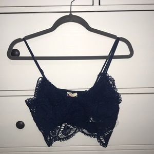 Navy bralette